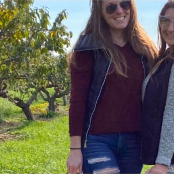 AEO Hooded V neck Aztec Sweater - Picture 4 of 6